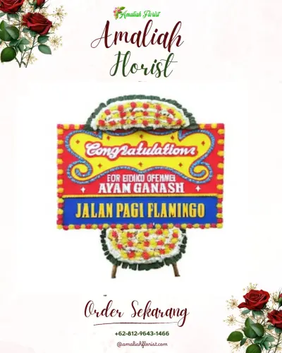Bunga Papan Congratulation di Daratsekip